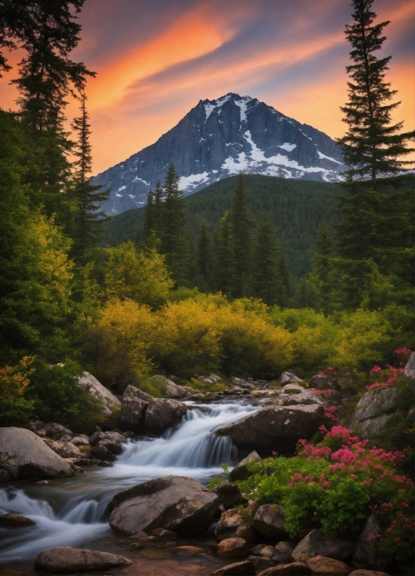 Free Bokeh Video, Sky, Cloud, Water, Plant, Mountain