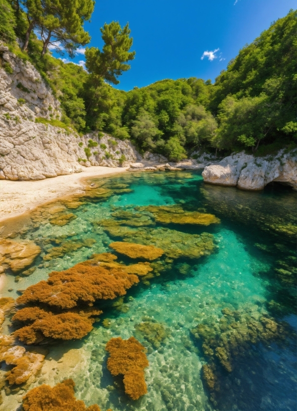 Free Cdp Backgrounds Pack Zip Files, Water, Sky, Cloud, Plant, Fluvial Landforms Of Streams