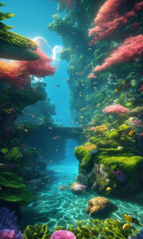 Free Download 3d Live Wallpapers For Pc, Water, Green, Underwater, Fluid, Organism