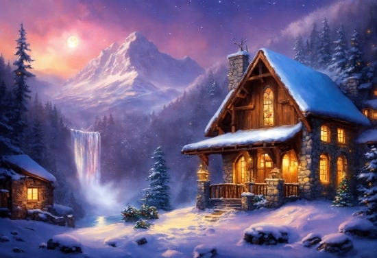 Free Fire Video Editing Background, Snow, Plant, Sky, Window, Building