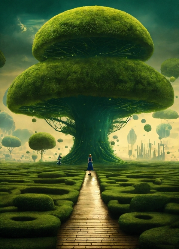 Free Illustration Site, Green, World, Plant, People In Nature, Nature