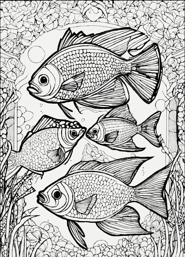 Free Religious Wallpaper, Organism, Fish, Art, Fin, Rectangle