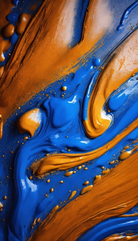 Free Stock Shot, Blue, Hood, Azure, Paint, Orange