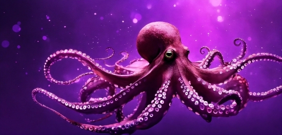 Free Wallpaper For Computer Winter Scenes, Marine Invertebrates, Octopus, Underwater, Purple, Giant Pacific Octopus