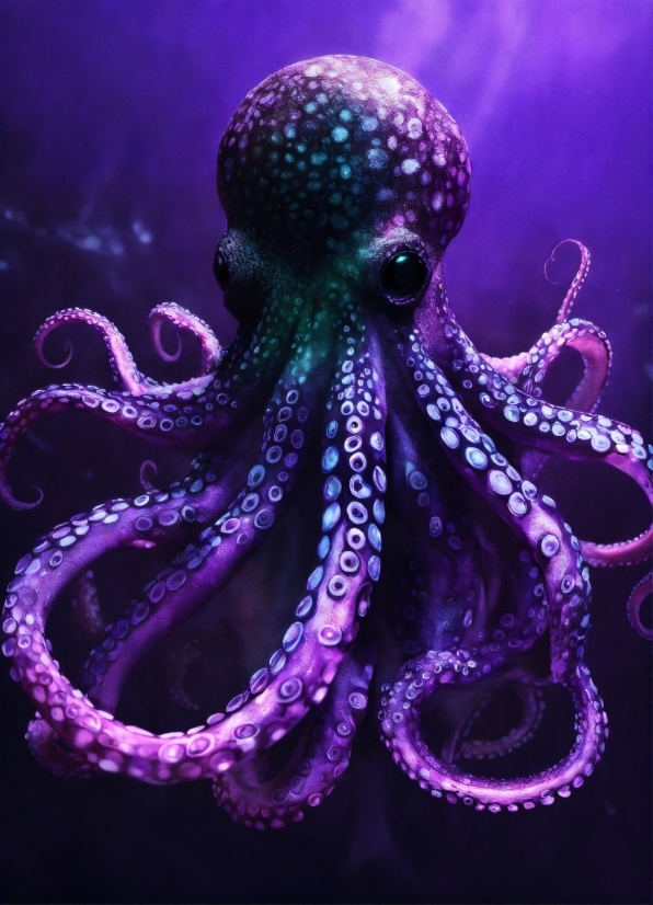 Full Screen Wallpaper Download, Marine Invertebrates, Purple, Octopus, Water, Underwater