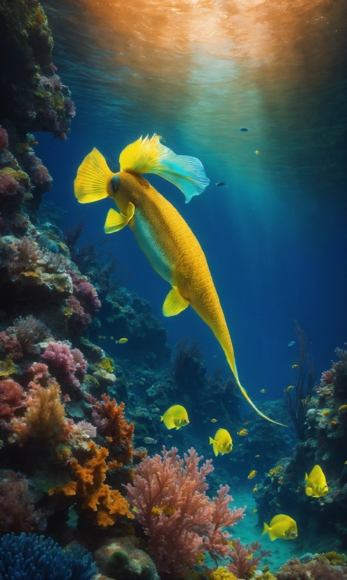 Gold Abstract Background, Water, Green, Underwater, Fluid, Organism