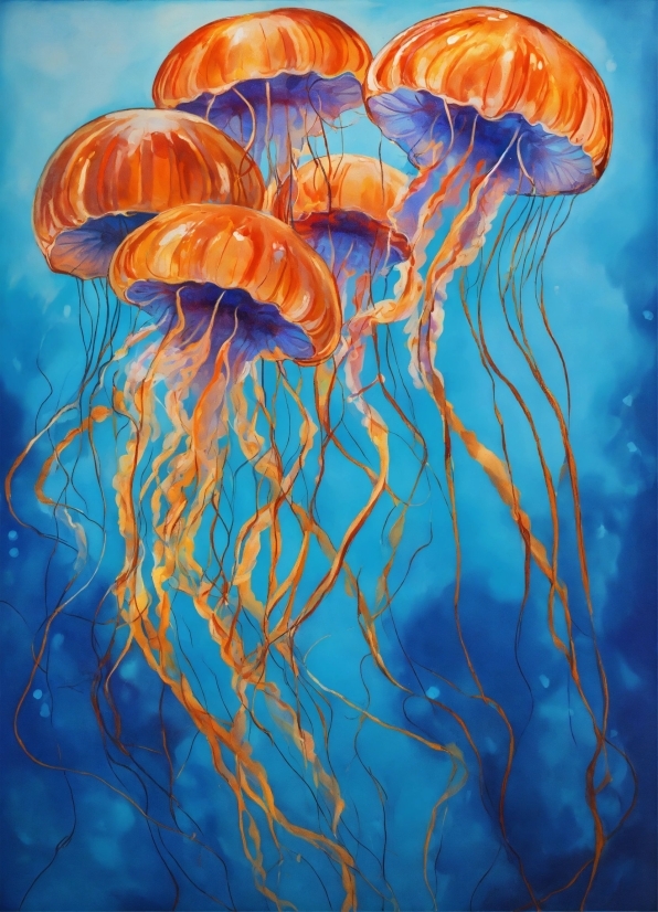 Hanuman Ji Wallpaper 4k, Water, Jellyfish, Marine Invertebrates, Blue, Light