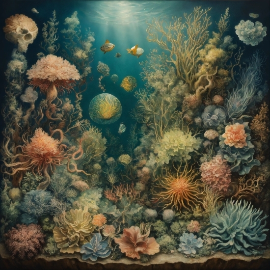 Happy Birthday Screen Saver, Botany, Underwater, Organism, Art, Plant