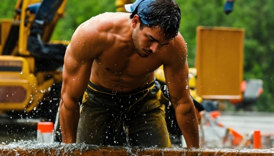 Hd Stock Videos, Water, Muscle, Human Body, Yellow, Vest