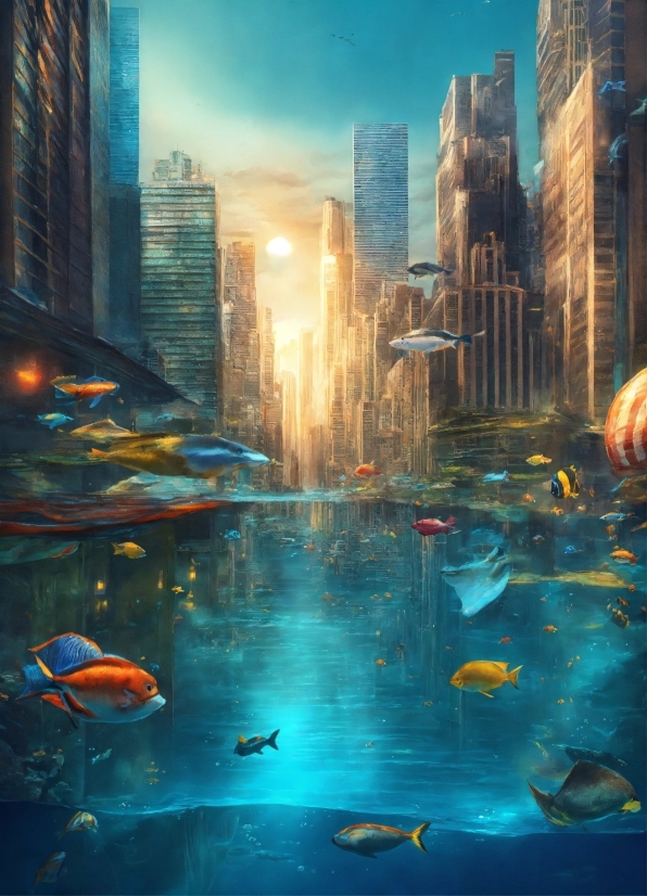 Hd Valentine Wallpaper, Water, Building, Skyscraper, Atmosphere, Sky