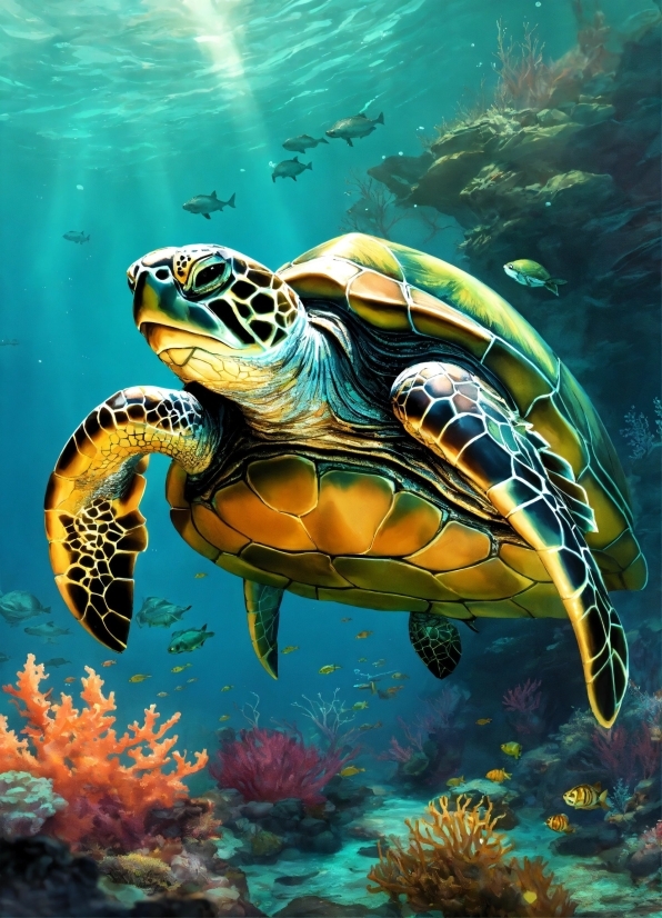 Hd Wallpapers 1080p Download For Pc Nature, Water, Vertebrate, Hawksbill Sea Turtle, Organism, Fluid