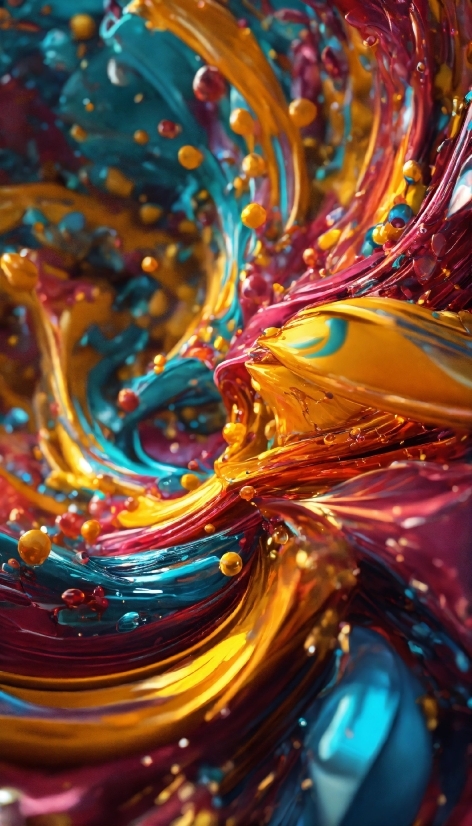 Hello Stock Video, Colorfulness, Liquid, Fluid, Art, Electric Blue