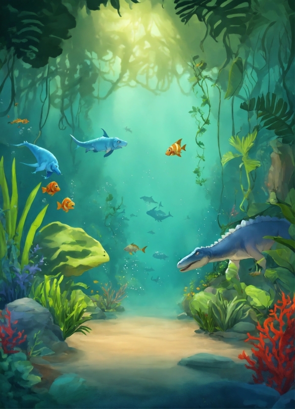 Illustrator Cc 2021 Free Download, Water, Plant, Vertebrate, Azure, Natural Environment