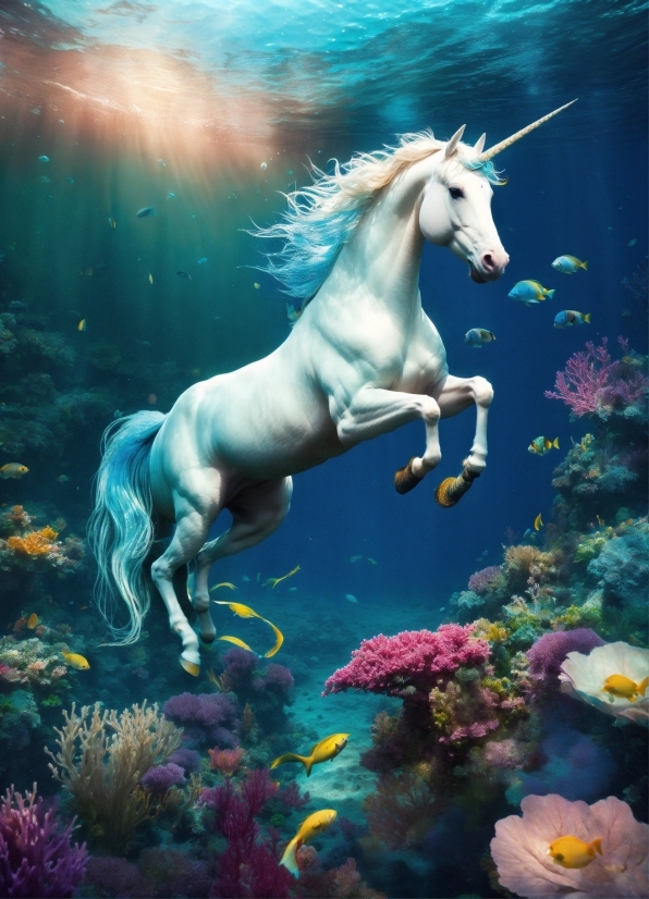 Illustrator Download Free 2021, Horse, Water, Light, Plant, Natural Environment