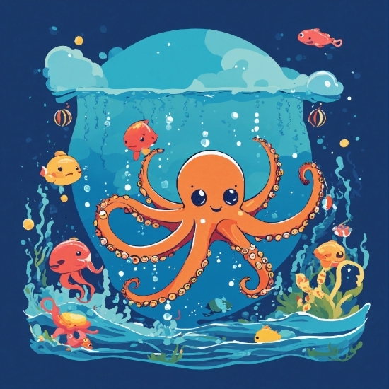 Illustrator Download Windows 7, Water, Marine Invertebrates, Octopus, Azure, Organism