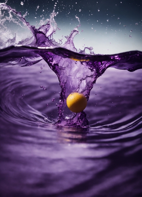 Image To Ai Anime, Water, Liquid, Fluid, Purple, Body Of Water