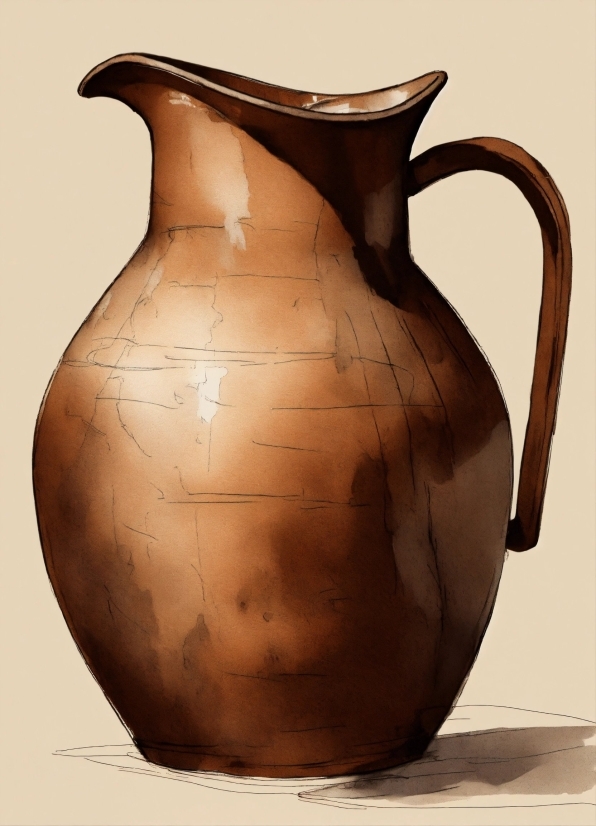 Image To Drawing Ai, Drinkware, Serveware, Clay, Tableware, Vase