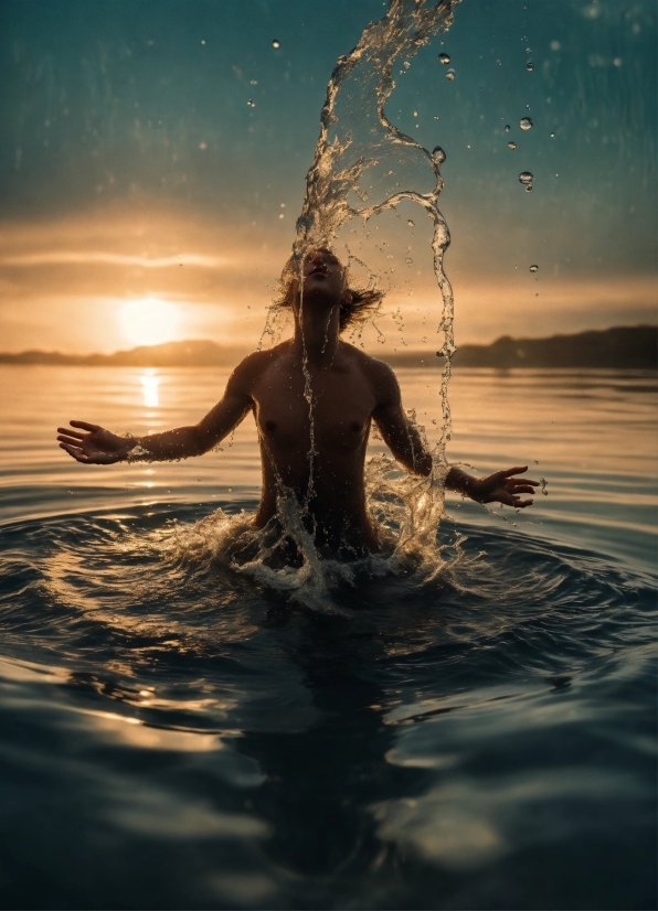 Instant Melody Ai, Water, Sky, Liquid, Vertebrate, People In Nature