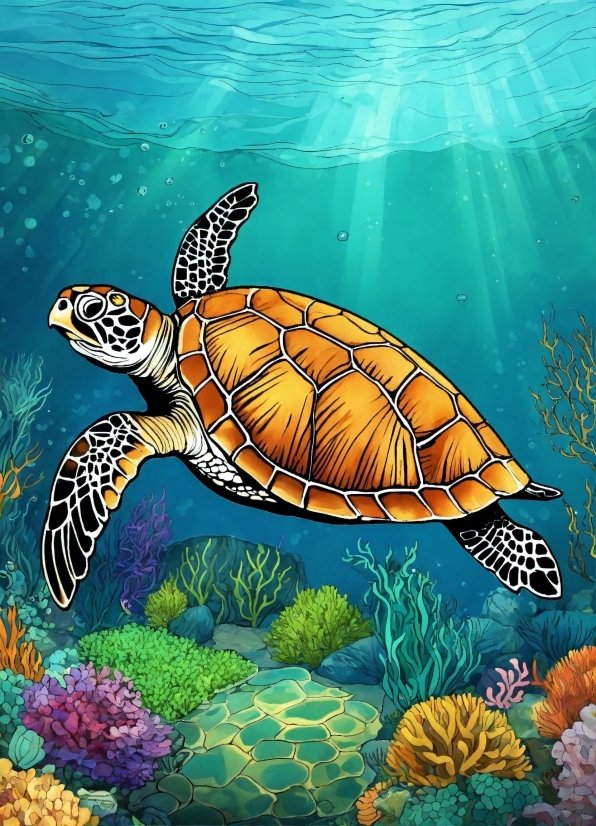 Jesus Photos Hd Wallpaper, Water, Vertebrate, Nature, Natural Environment, Hawksbill Sea Turtle