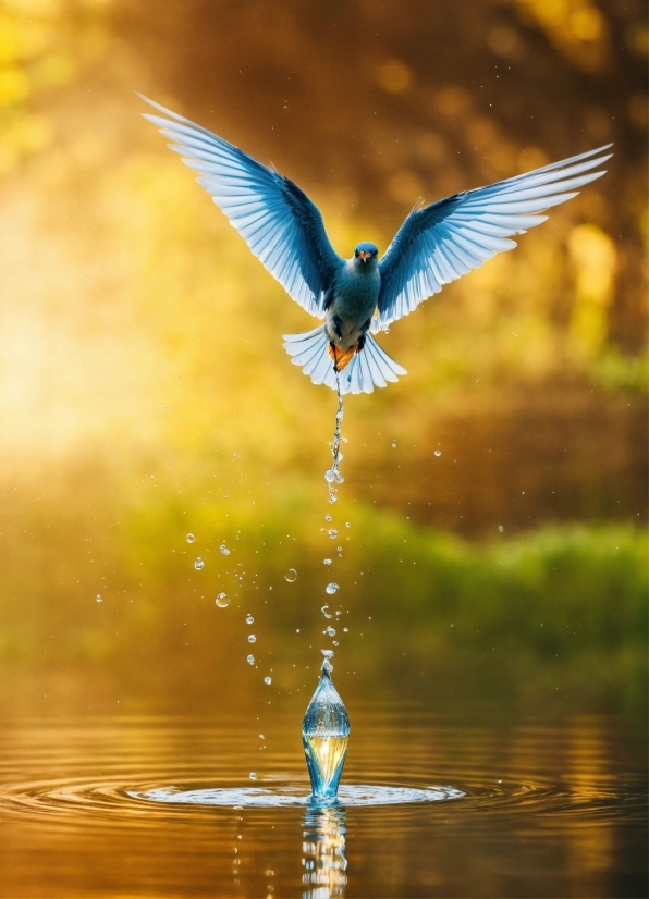 Lifestyle Stock Video, Bird, Water, Beak, Nature, Feather