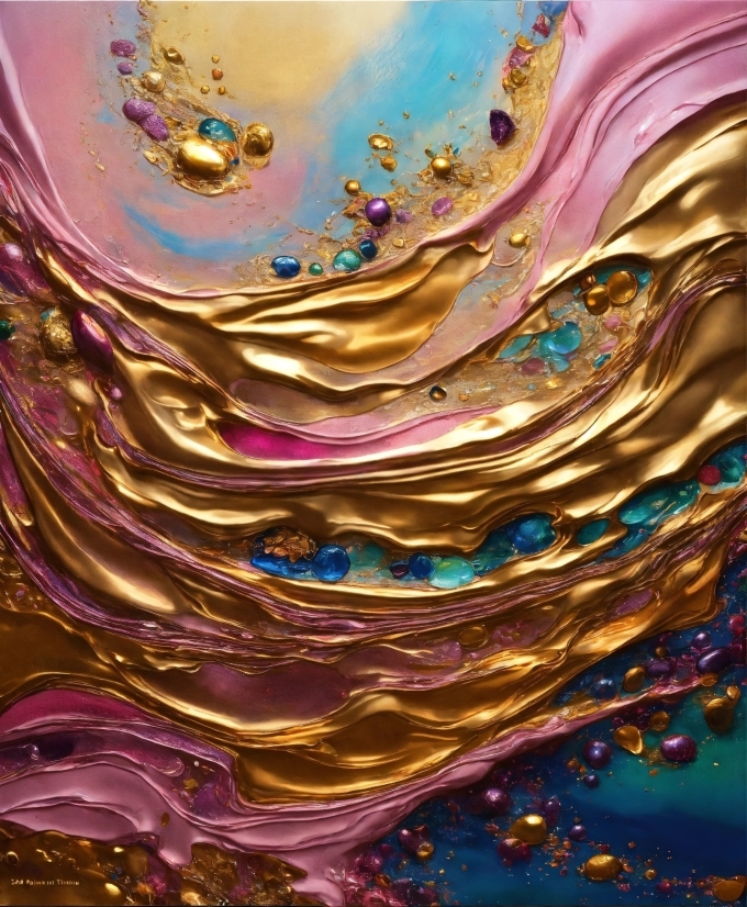 Liquid, Purple, Water, Fluid, Art, Pattern