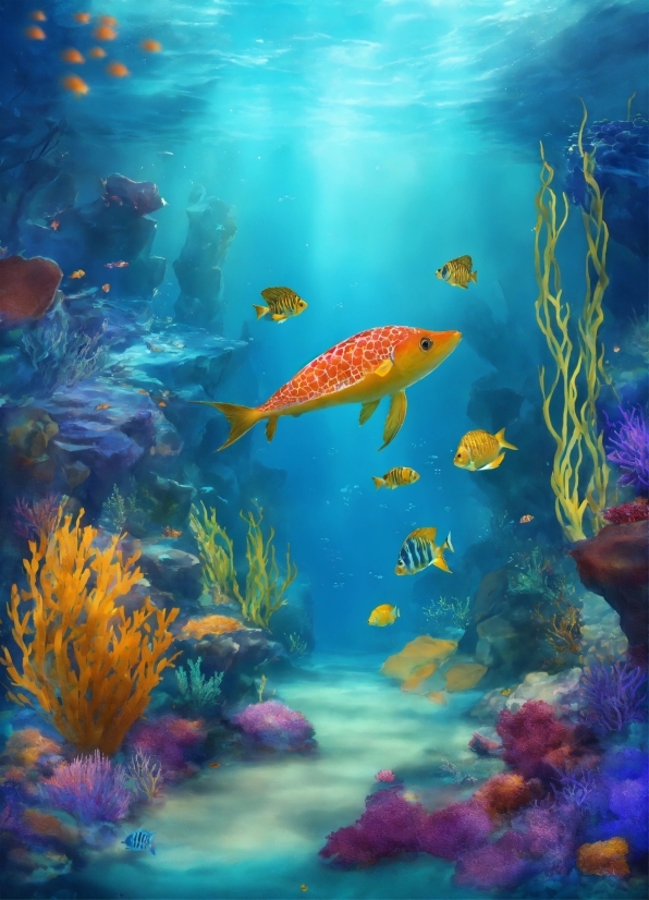 Love Wallpaper Hd 1080p Free Download, Water, Vertebrate, Azure, Underwater, Natural Environment