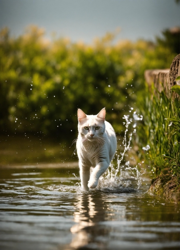 Luminar Ai Free Download, Water, Cat, Plant, Felidae, Sky