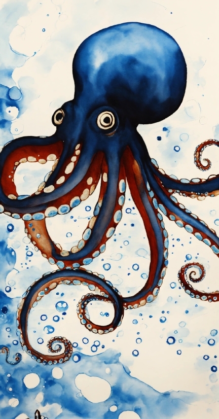 Madara 4k Wallpaper, Marine Invertebrates, Octopus, Blue, Azure, Cephalopod