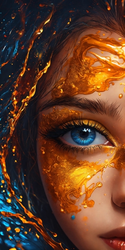 Make Image Ai, Eyelash, Iris, Art, Cg Artwork, Eye Shadow