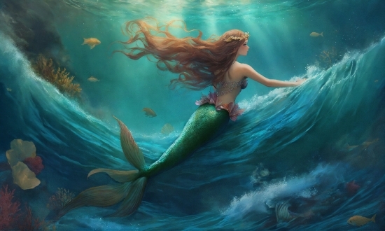 March Wallpaper Desktop, Water, Underwater, Art, Cg Artwork, Recreation