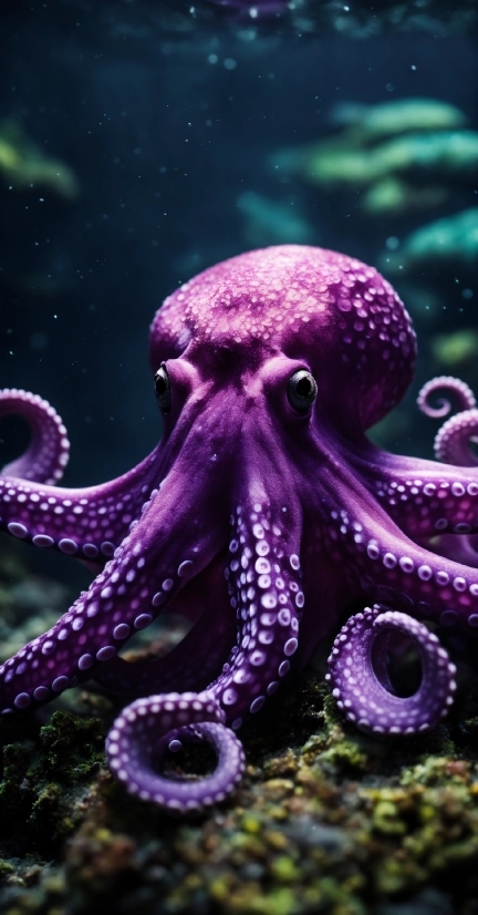 Merry Christmas Graphics Free, Marine Invertebrates, Octopus, Underwater, Organism, Cephalopod