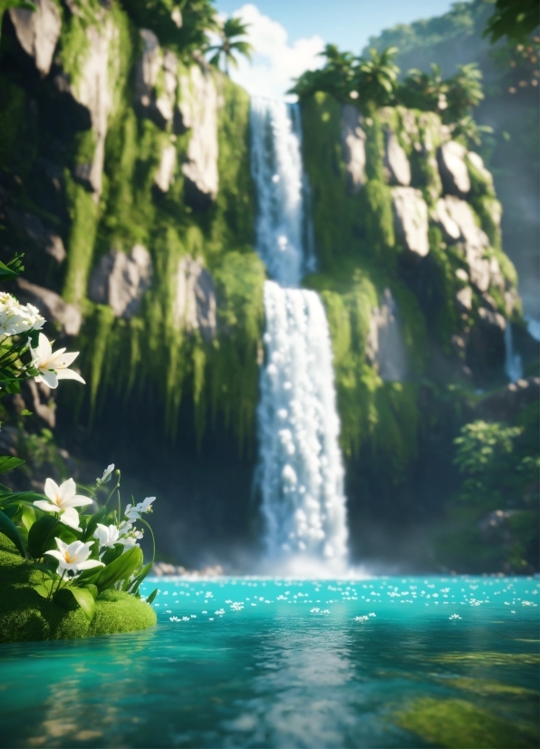 Nachural Video Background, Water, Water Resources, Plant, Daytime, Green