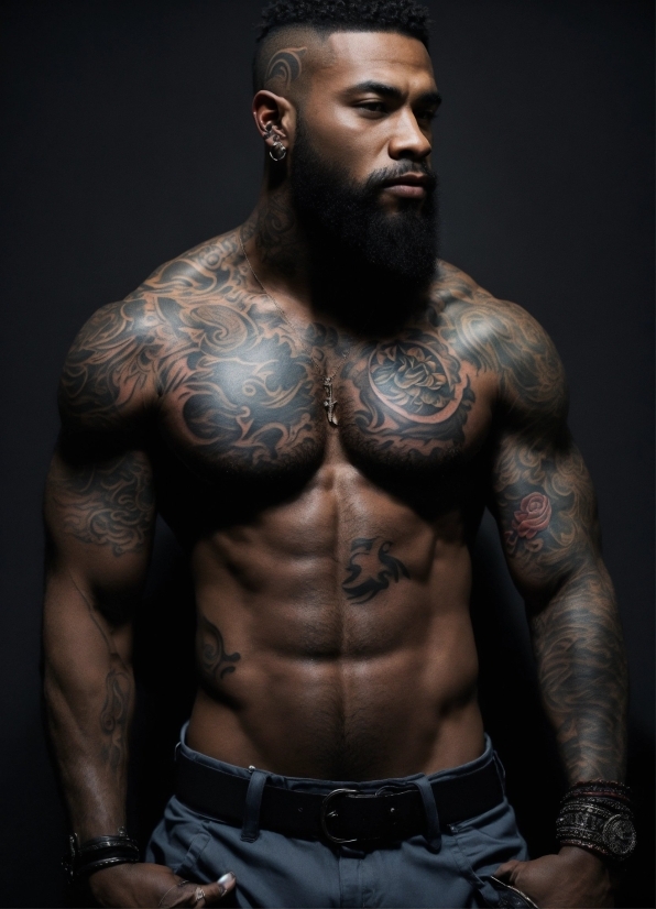 New Hd Wallpaper Background, Head, Muscle, Bodybuilder, Organ, Beard