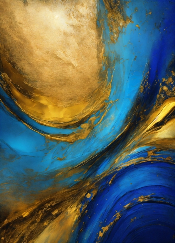 No Watermark Tiktok Download, Atmosphere, Art Paint, Liquid, Paint, Blue