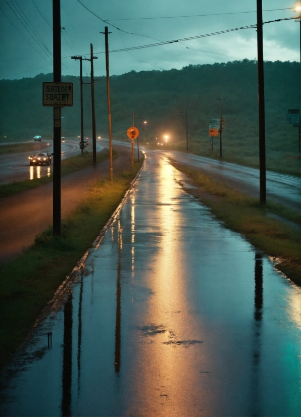 Open Source Stock Video, Water, Sky, Street Light, Light, Cloud