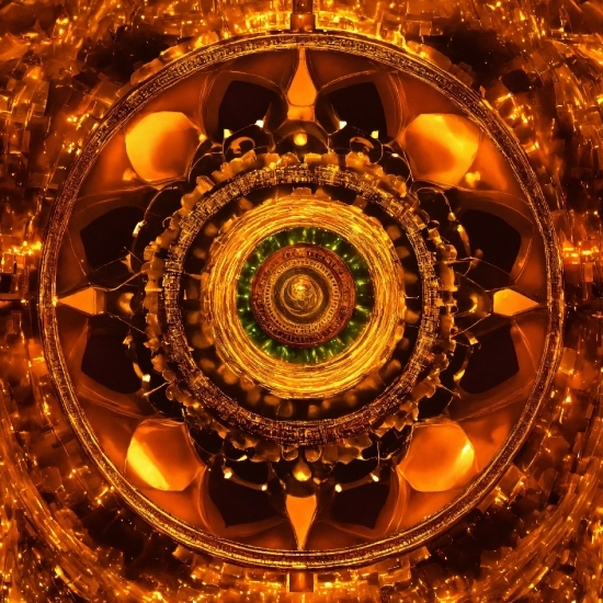 Openai Dall E 2, Nature, Amber, Gold, Symmetry, Art