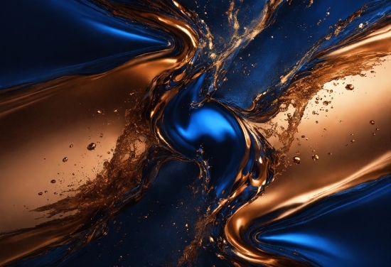 Particle Video Download, Liquid, Fluid, Art, Pattern, Electric Blue