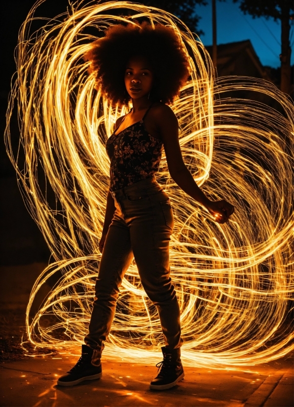 People In Nature, Light, Flash Photography, Entertainment, Performing Arts, Heat