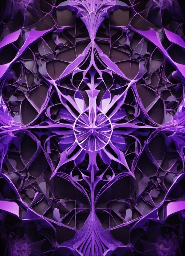 Photo Realistic Ai Generator, Purple, Violet, Art, Symmetry, Magenta