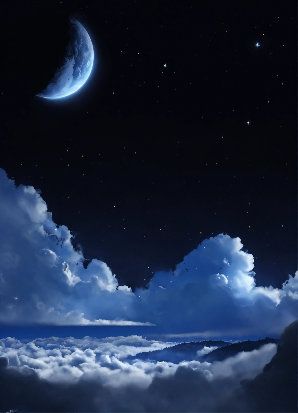 Png Images Free Download Sites, Sky, Cloud, Atmosphere, Moon, Blue