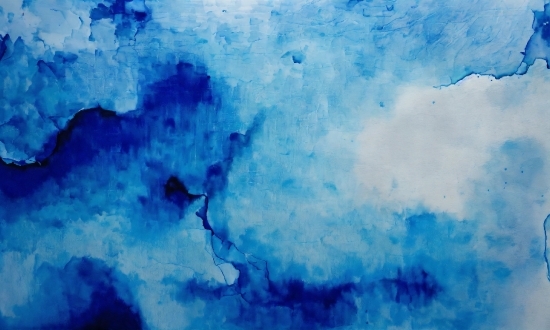 Raw Video Footage For Editing Practice, Blue, Azure, Paint, Painting, Art