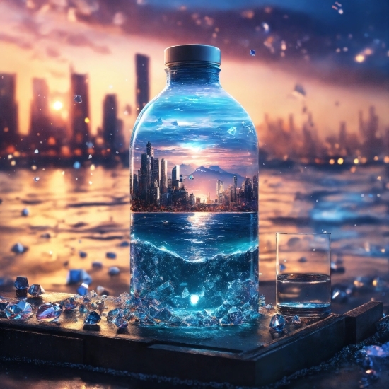 Royalty Free Long Videos, Water, Bottle, Liquid, World, Sky