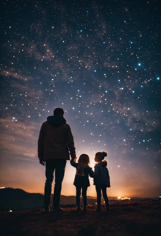 Sky, People In Nature, Nature, World, Human, Flash Photography