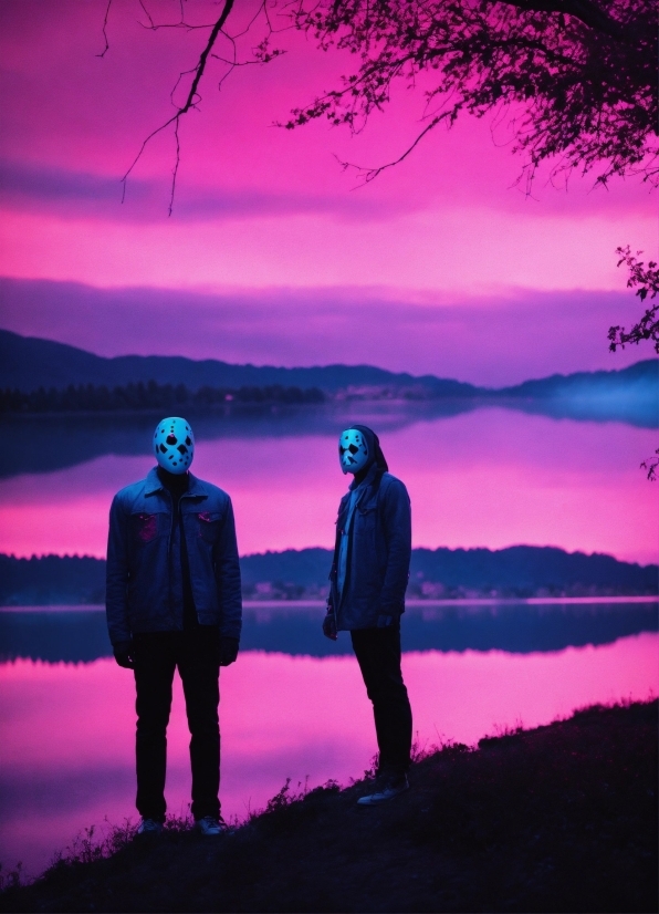 Sky, Water, Cloud, People In Nature, Purple, Nature