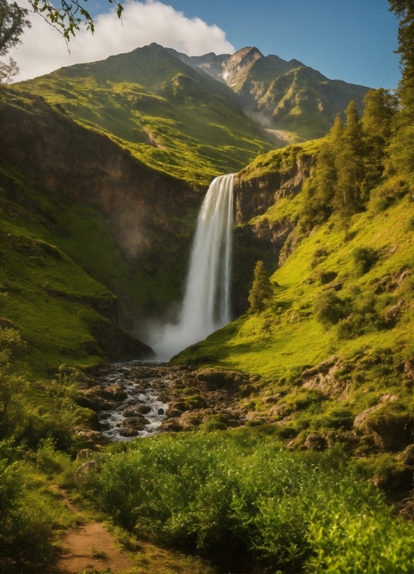 Soprano Clips, Sky, Water, Plant, Mountain, Cloud