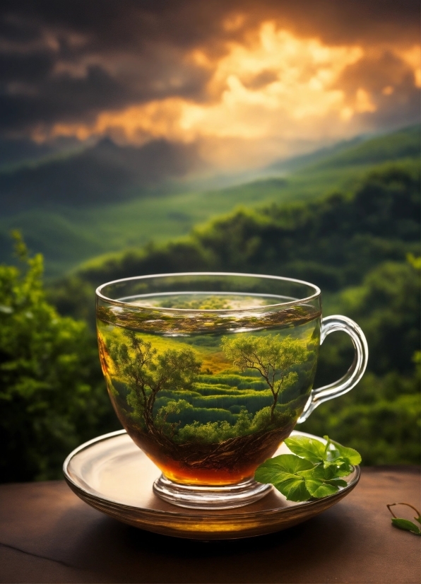 Stable Diffusion Edit Image, Cloud, Tableware, Food, Sky, Drinkware