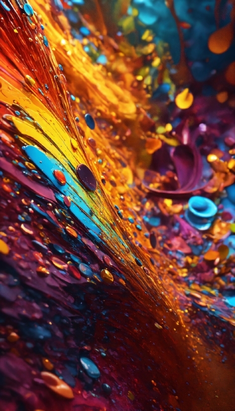 Tiktok Hd Video Downloader, Colorfulness, Liquid, Nature, Art, Geological Phenomenon