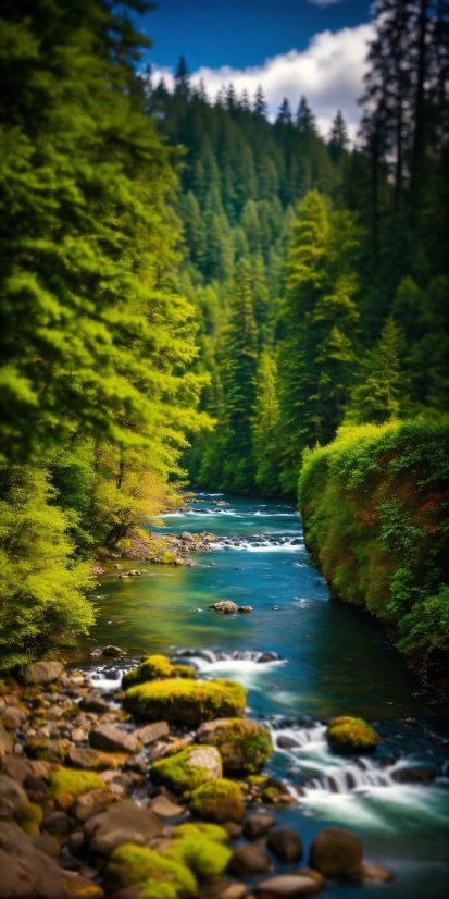 Video Music Download, Water, Plant, Fluvial Landforms Of Streams, Natural Landscape, Sky