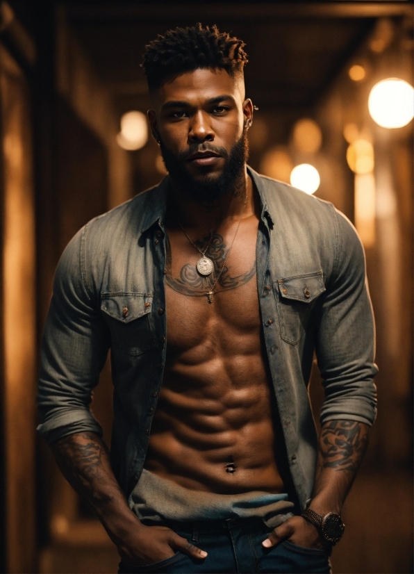 Wallpaperwebpage, Hairstyle, Muscle, Beard, Organ, Black