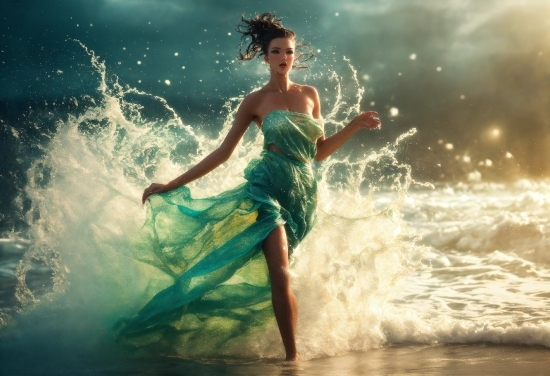 Water, Cloud, Hairstyle, People In Nature, Sky, Flash Photography